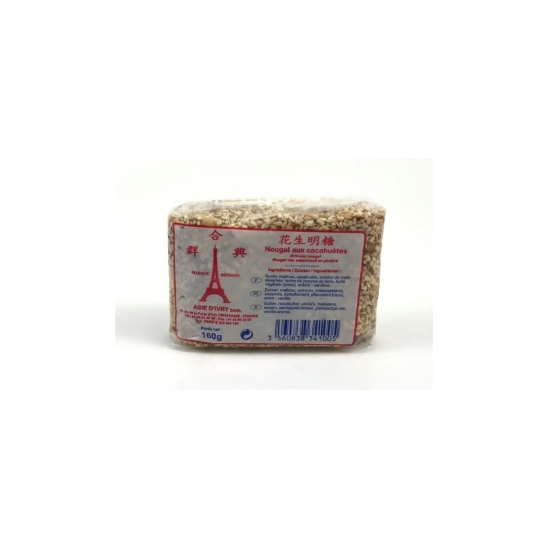 Nougat aux cacahuètes ASIE D'IVRY 160g