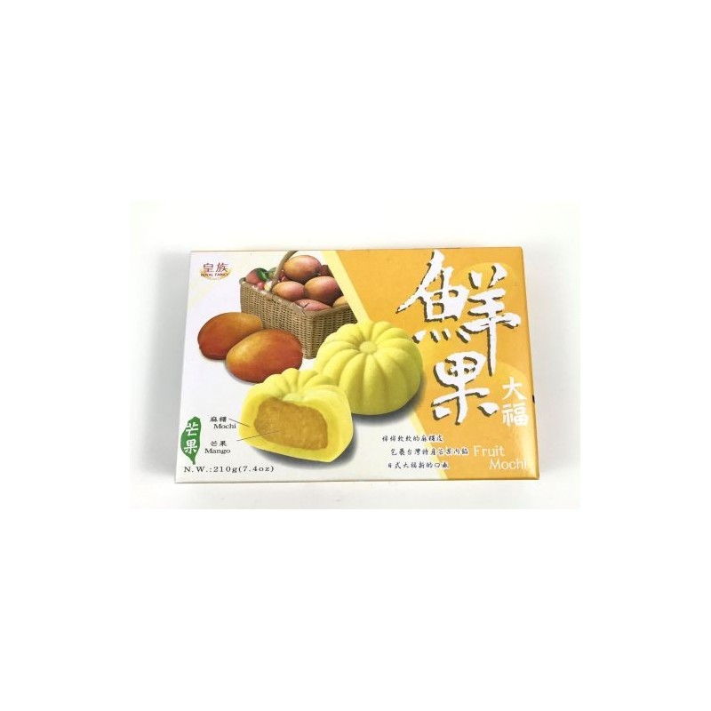 Gâteau mochi saveur mangue ROYAL FAMILY 210g