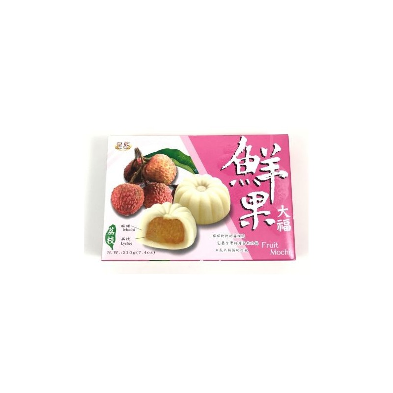 Gâteau mochi saveur litchi ROYAL FAMILY 210g