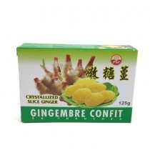 Gingembre confit en tranches PSP 125g