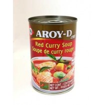 Soupe de curry rouge AROY-D 390mL