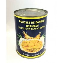 Pousses de bambou braisées GLOBE BRAND 540g