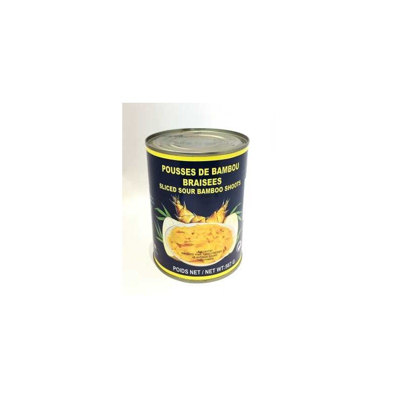 Pousses de bambou braisées GLOBE BRAND 540g