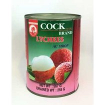 Litchi au sirop COCK BRAND  567g