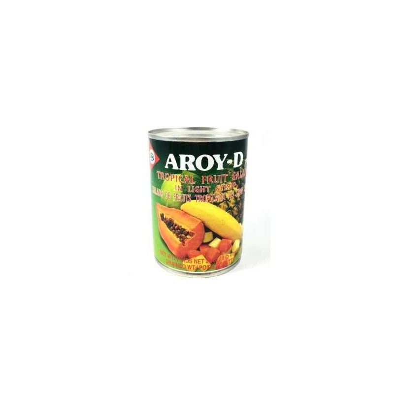 Salade de fruits tropicaux au sirop leger AROY-D 565g