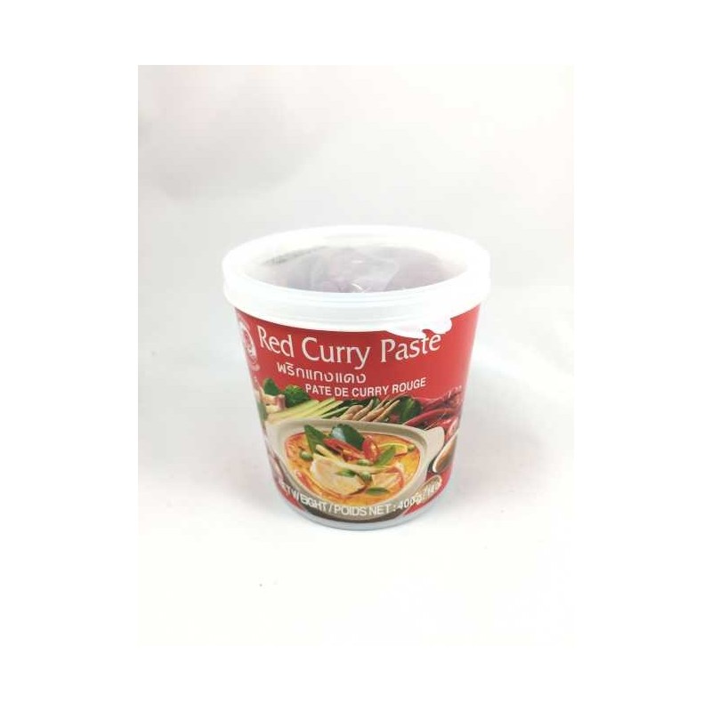 Pâte de curry rouge COCK BRAND 400G