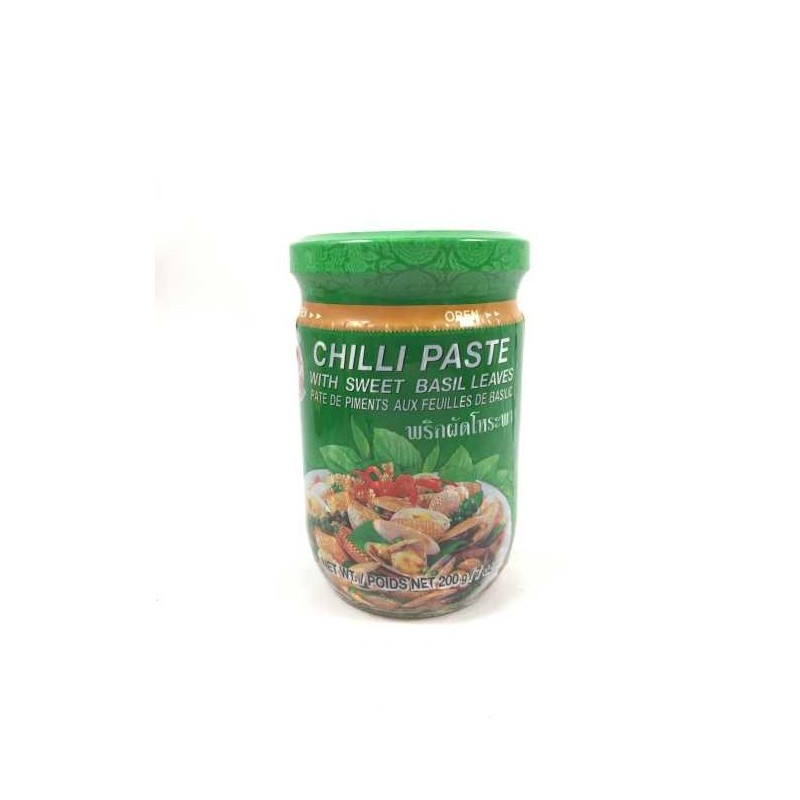 Pâte de piments aux feuilles de basilic COCK BRAND 227g