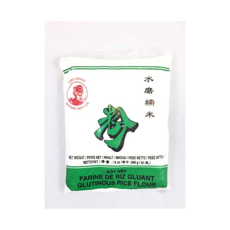 Farine de riz gluant COCK BRAND 400g