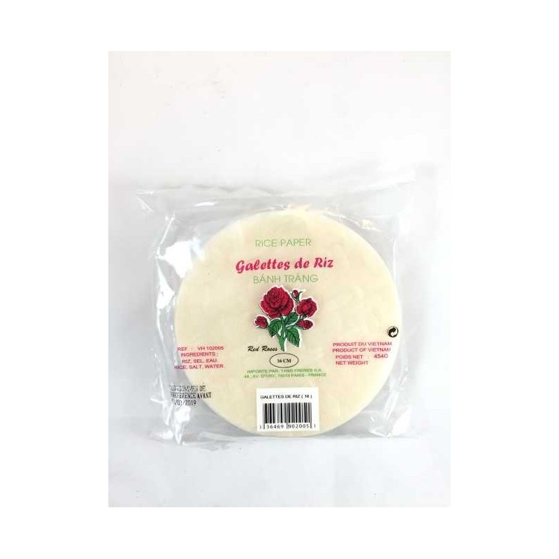 Galettes de riz 16cm RED ROSES 454g