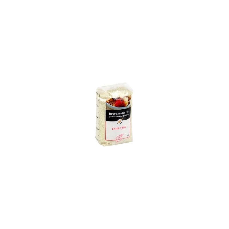 Brisure de riz parfumé cassé 1 fois RIZ DU MONDE 1kg