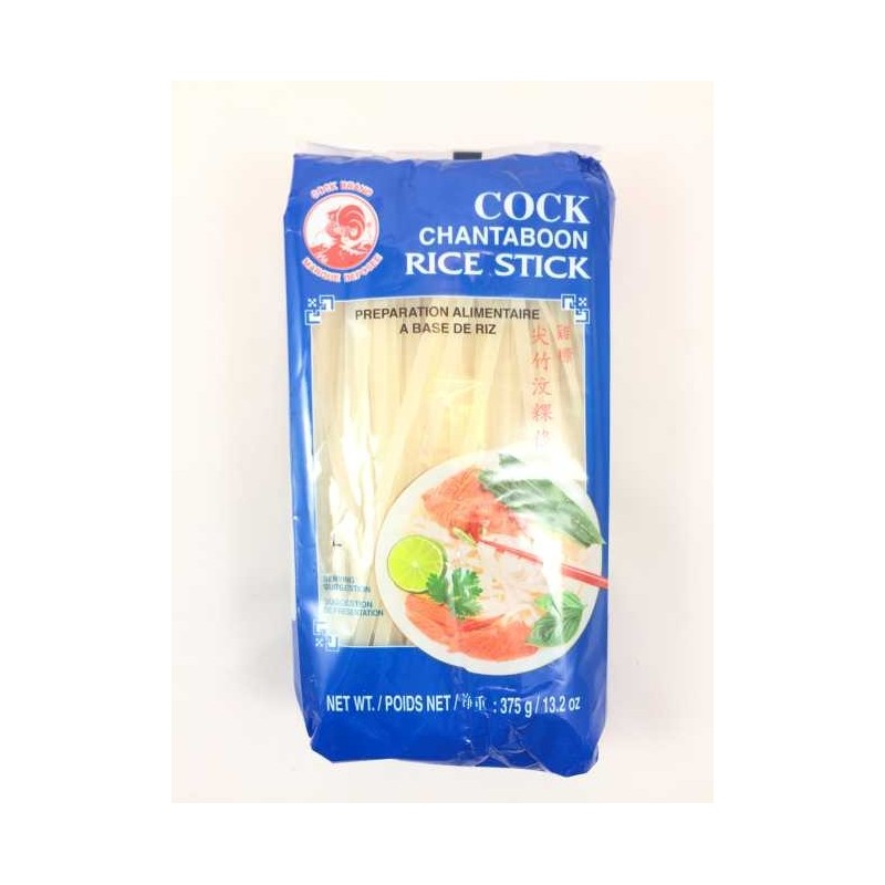 Vermicelles de riz taille "L" 5mm COCK BRAND 375g