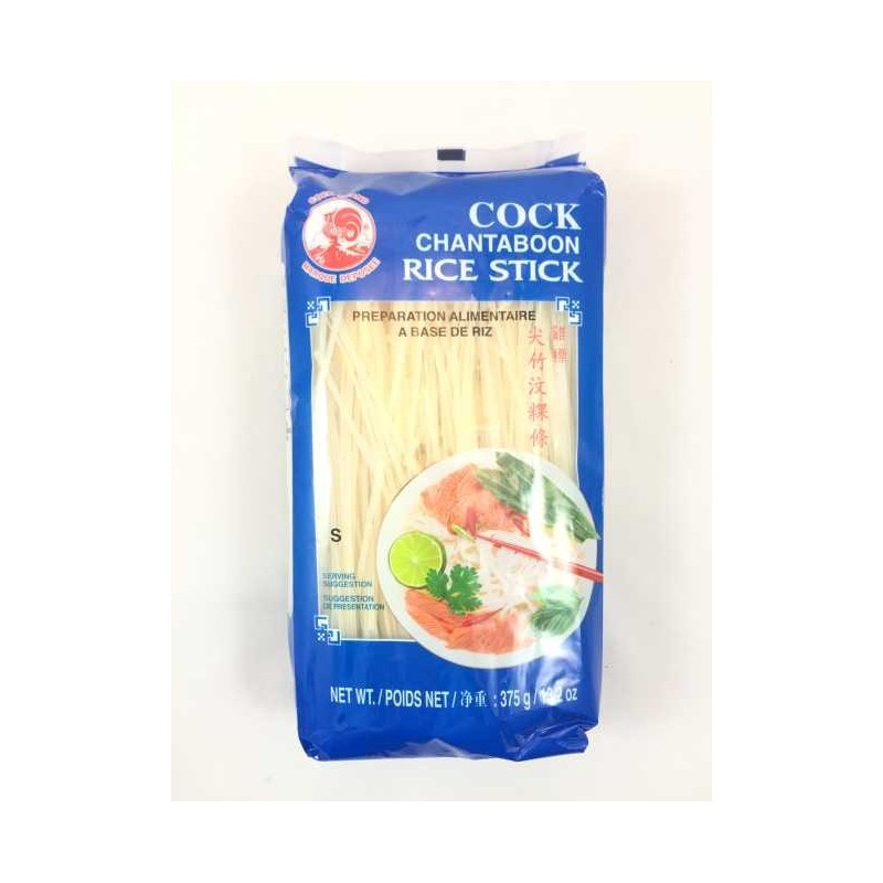 Vermicelles de riz taille "S" 1mm COCK BRAND 375g