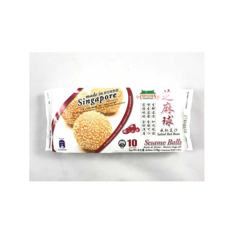 10 boules de sésame aux haricots rouges congelées CHINATOWN 228g