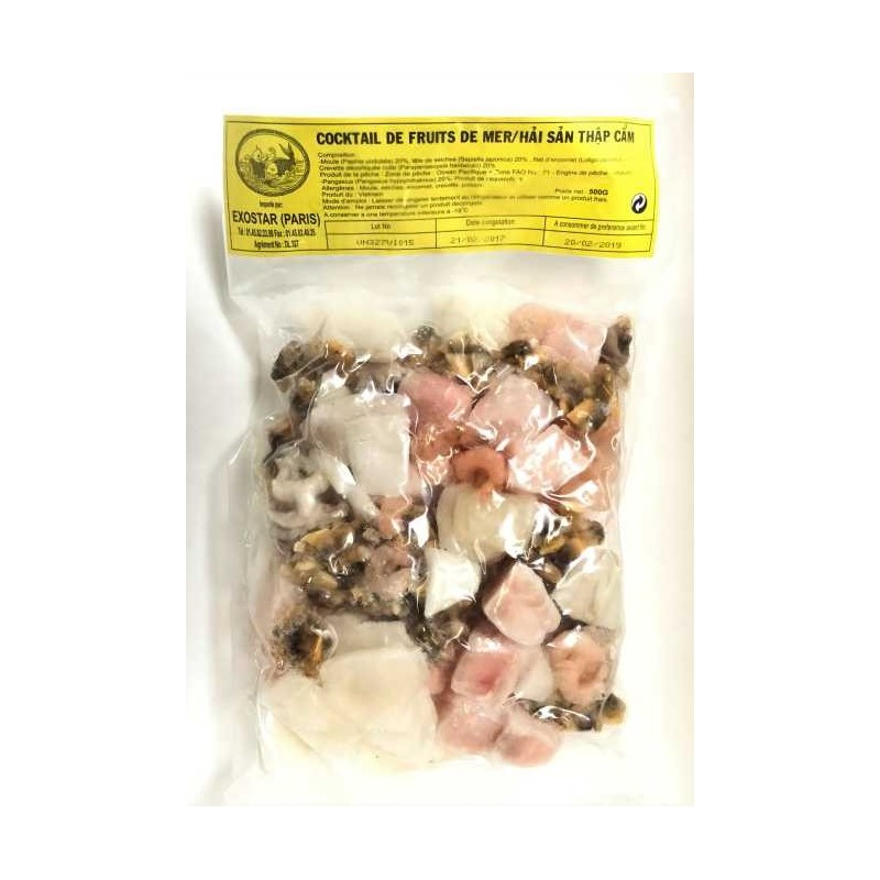 Cocktail de fruits de mer 500g