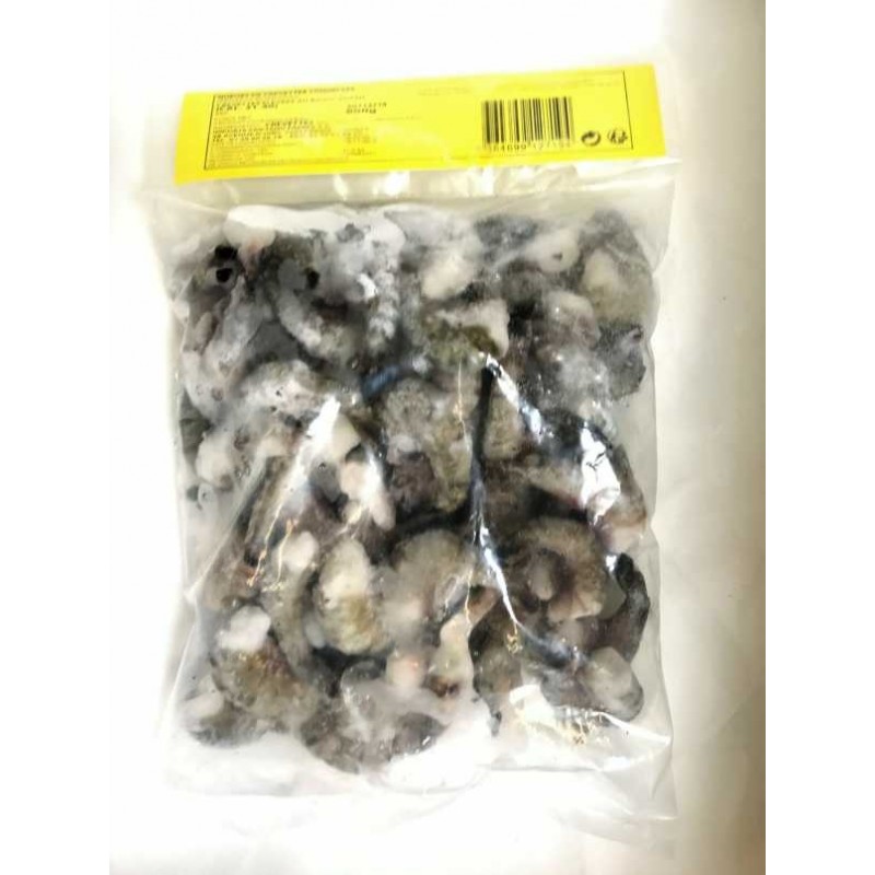 Queues de crevettes congelées (cal.26-30) 800g