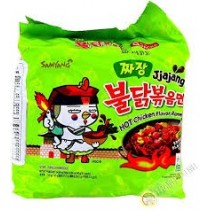 Nouille hot chicken Jjajang Samyang X5