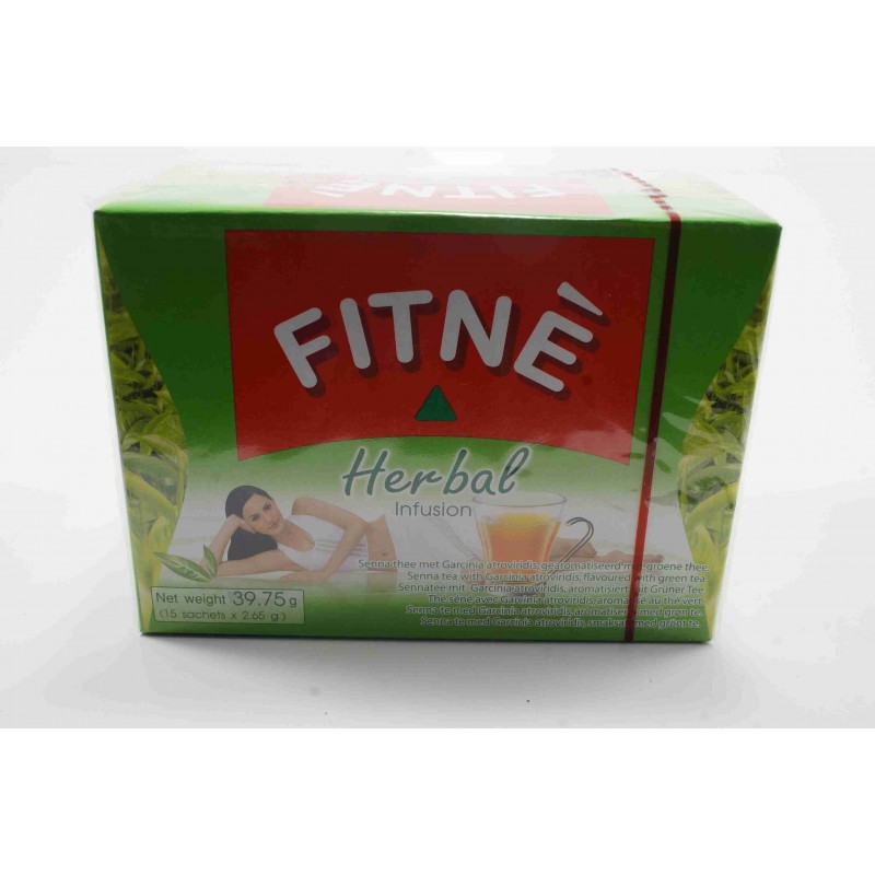 Thé Herbal Séné - Thé Vert - 15 sachets x 2.65g - FITNE 39,75g