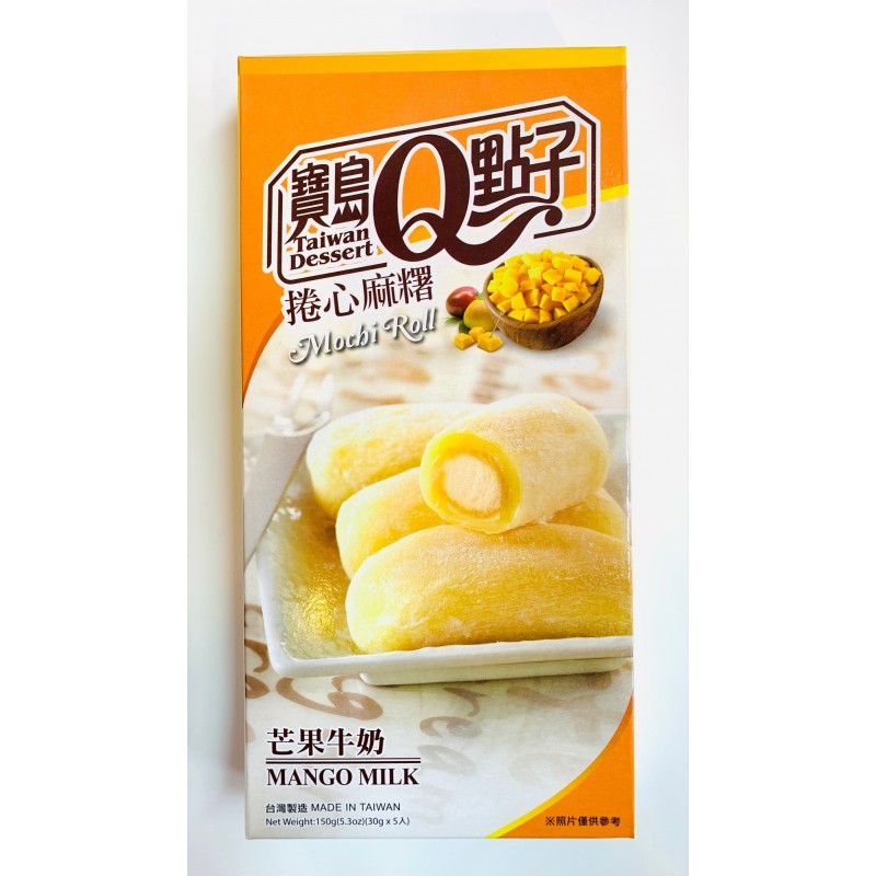 Gâteau mochi roll saveur mangue 150g