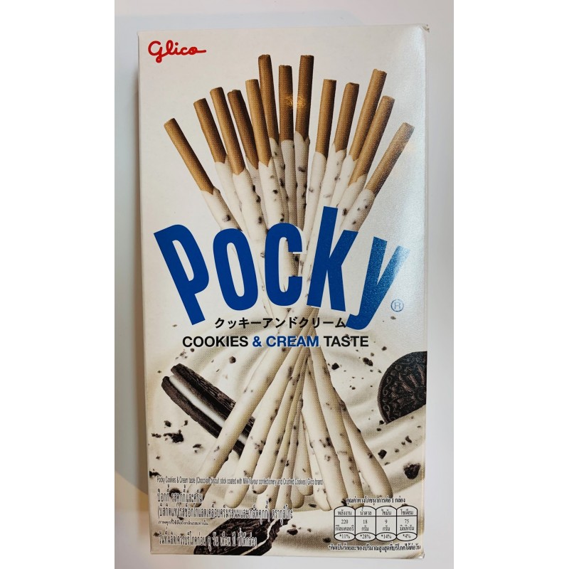 Pocky cookies et crème -GLICO 45g
