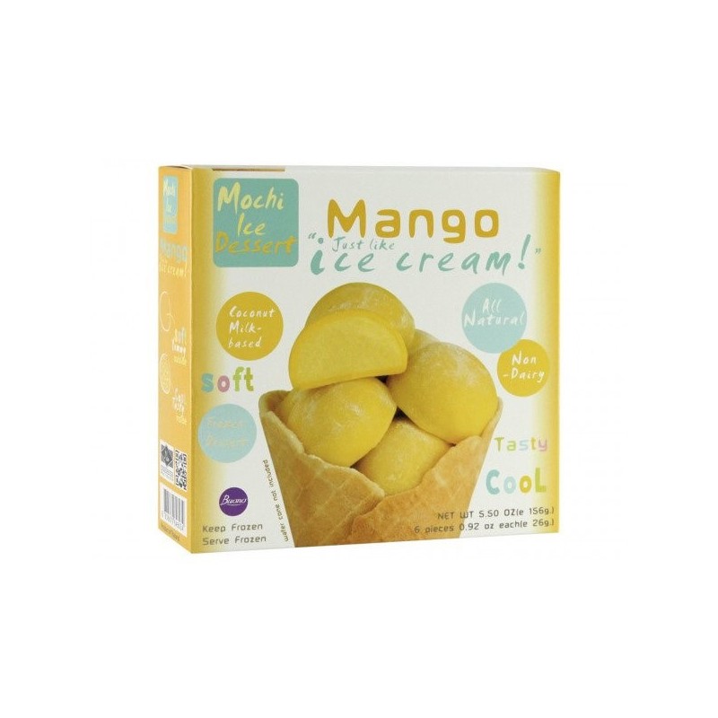 Mochi glacé saveur mangue 156g