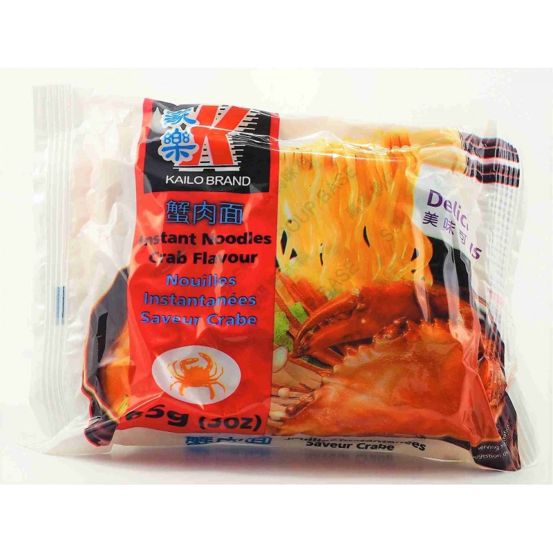 Nouille instantanée saveur Crabe - KAILO BRAND 85g