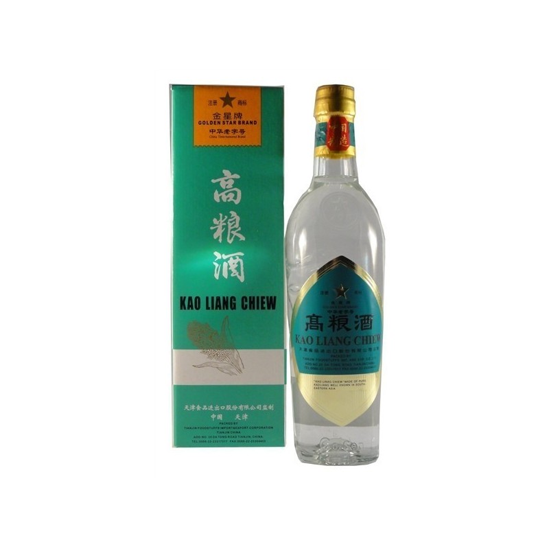 Saké Kao Liang Chiew 62° - GOLDEN STAR BRAND 500ml 