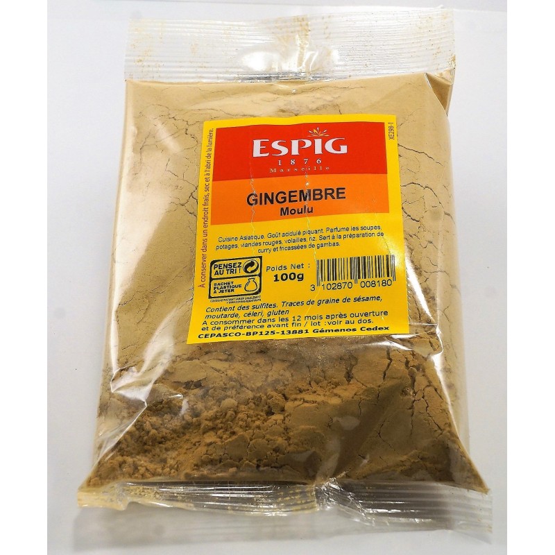 Gingembre moulu ESPIG 100g